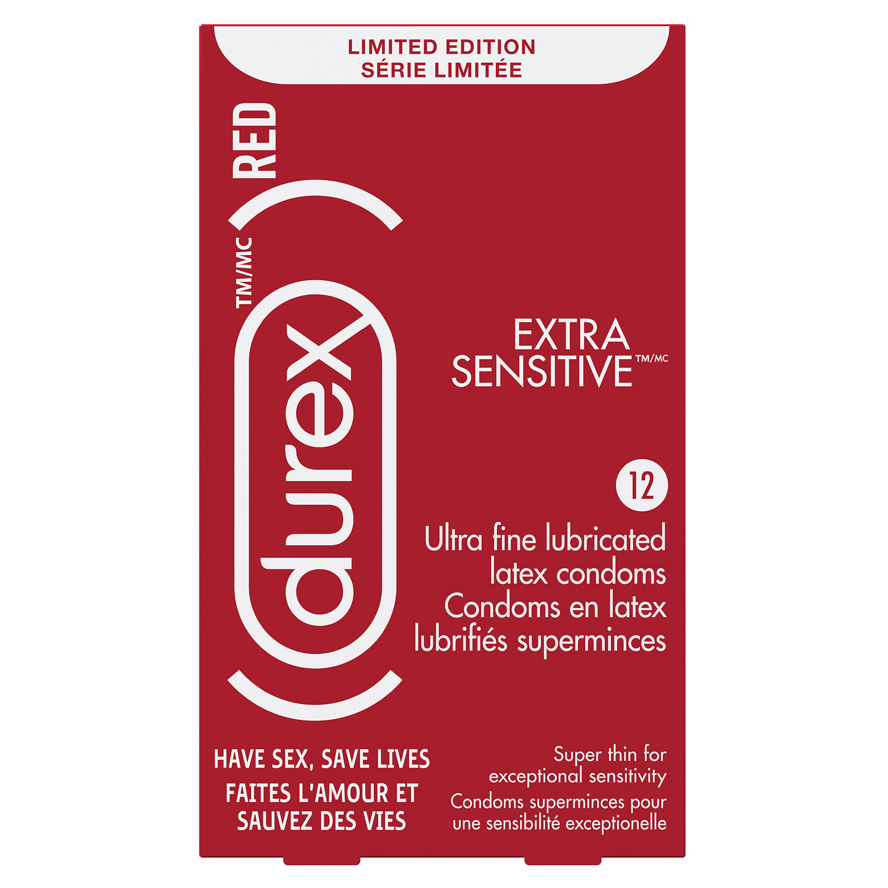 DUREX RED Extra Sensitive Condoms Canada